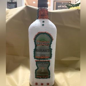 Margarita Wine Cocktail Blinged out bottle
